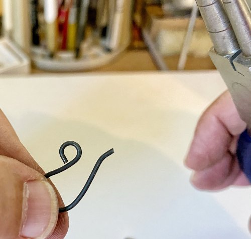 Susan LeGuyader's The Shell Game Necklace - , Contemporary Wire Jewelry, Loops, Wire Loop, Wrapped Wire Loop, Design, the shell game necklace